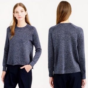 Metallic thread j Crew sweater